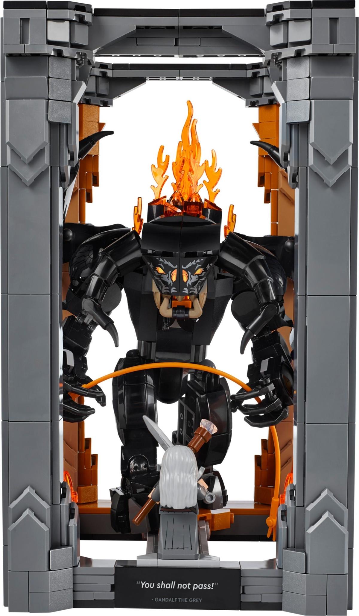 LEGO Icons Set 10367 The Lord of the Rings: Balrog Book Nook