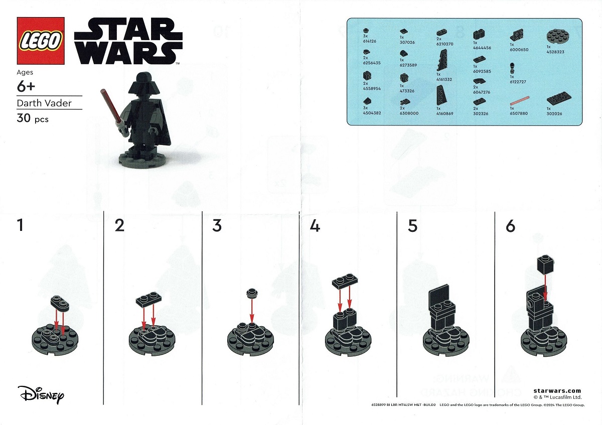 LEGO Star Wars Set 6528899 Darth Vader
