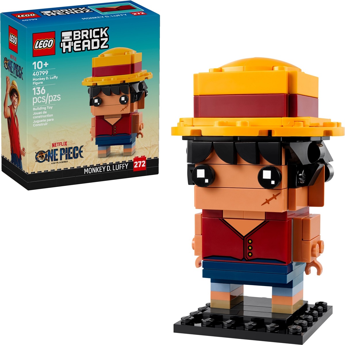 LEGO Brickheadz Set 40799 Monkey D. Luffy